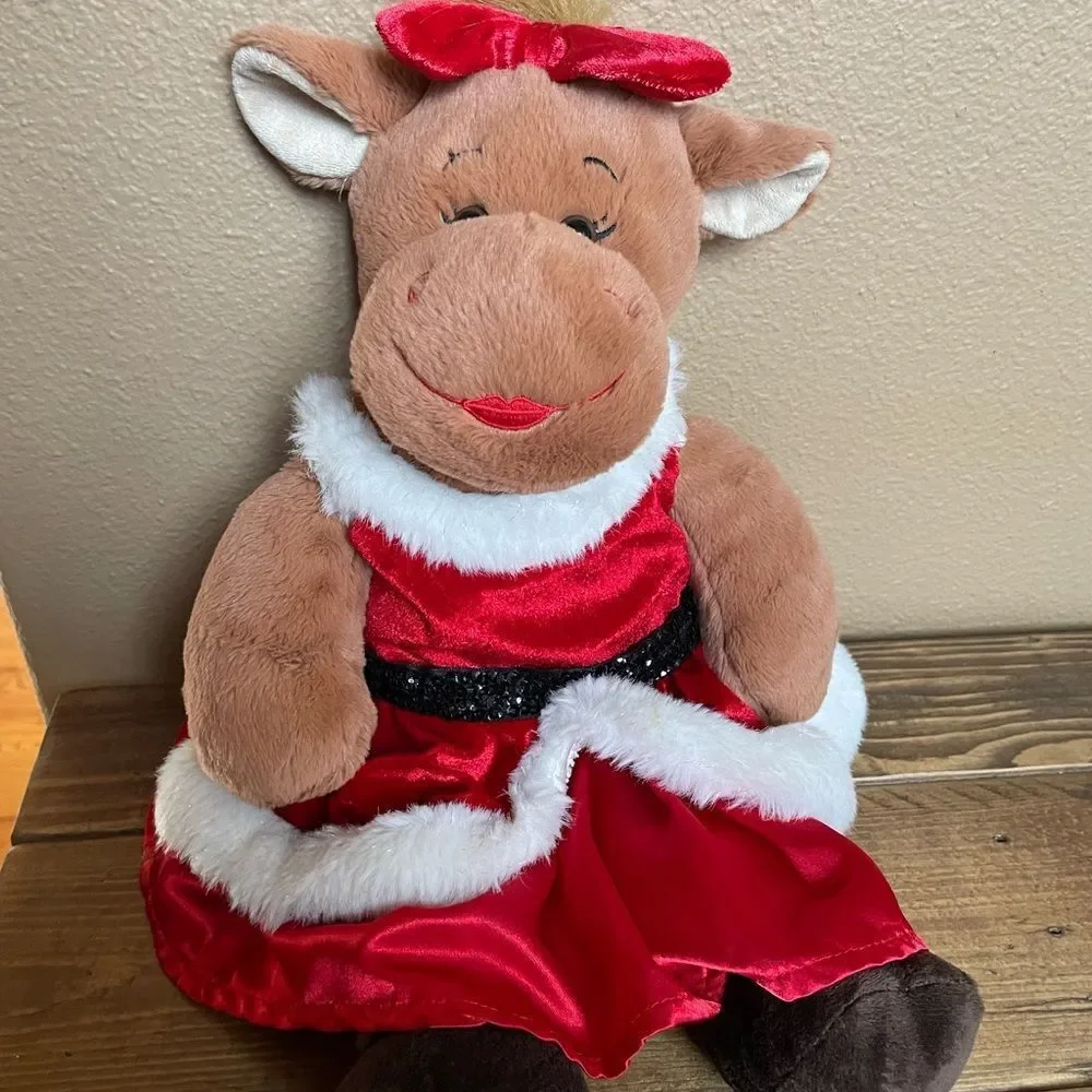 Build a Bear Retired Holly The Moose Plush Moose